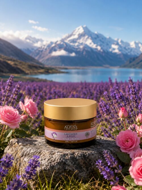 Lavender and Rose Face Cream - Certified Organic