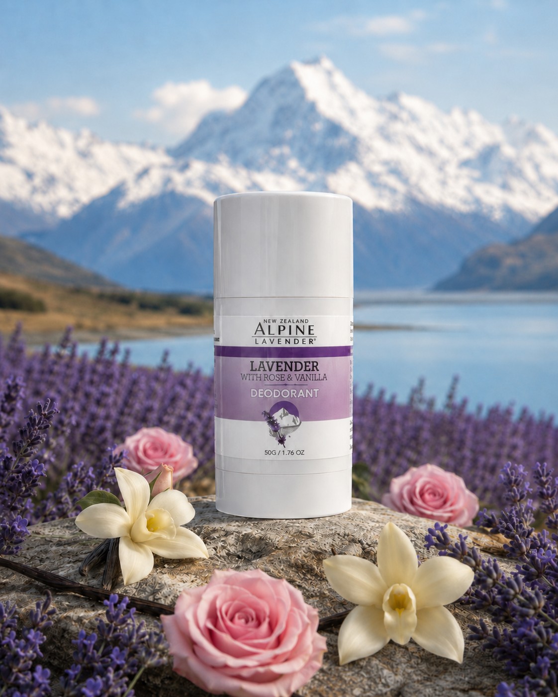 Lavender, Rose and Vanilla Deodorant